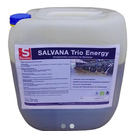 SALVANA TRIO ENERGY garšīga papildbarība slaucamām govīm 